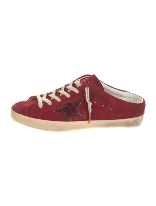 Golden Goose Suede Distressed Accents Sneakers