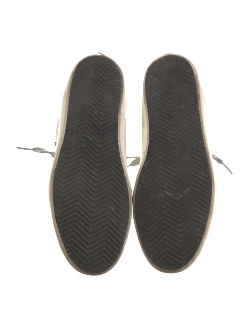 Golden Goose Leather Distressed Accents Sneakers