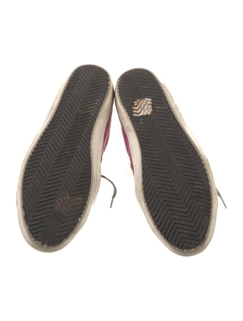 Golden Goose Canvas Printed Sneakers