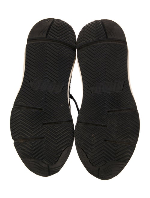 Golden Goose Suede Glitter Accents Sneakers