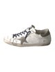 Golden Goose Leather Printed Sneakers