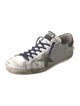 Golden Goose Leather Printed Sneakers