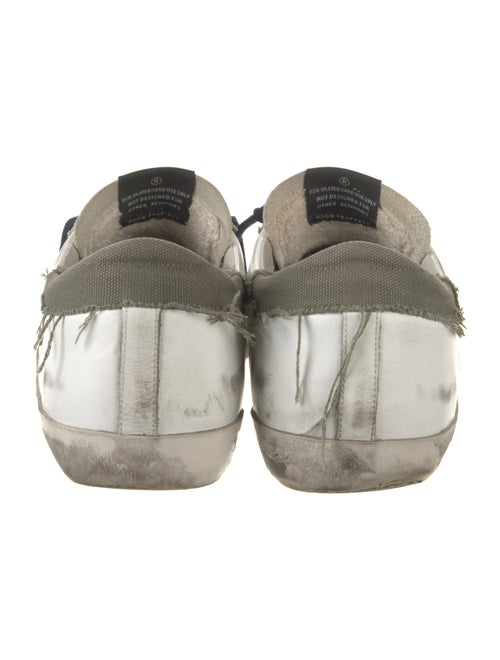 Golden Goose Leather Printed Sneakers