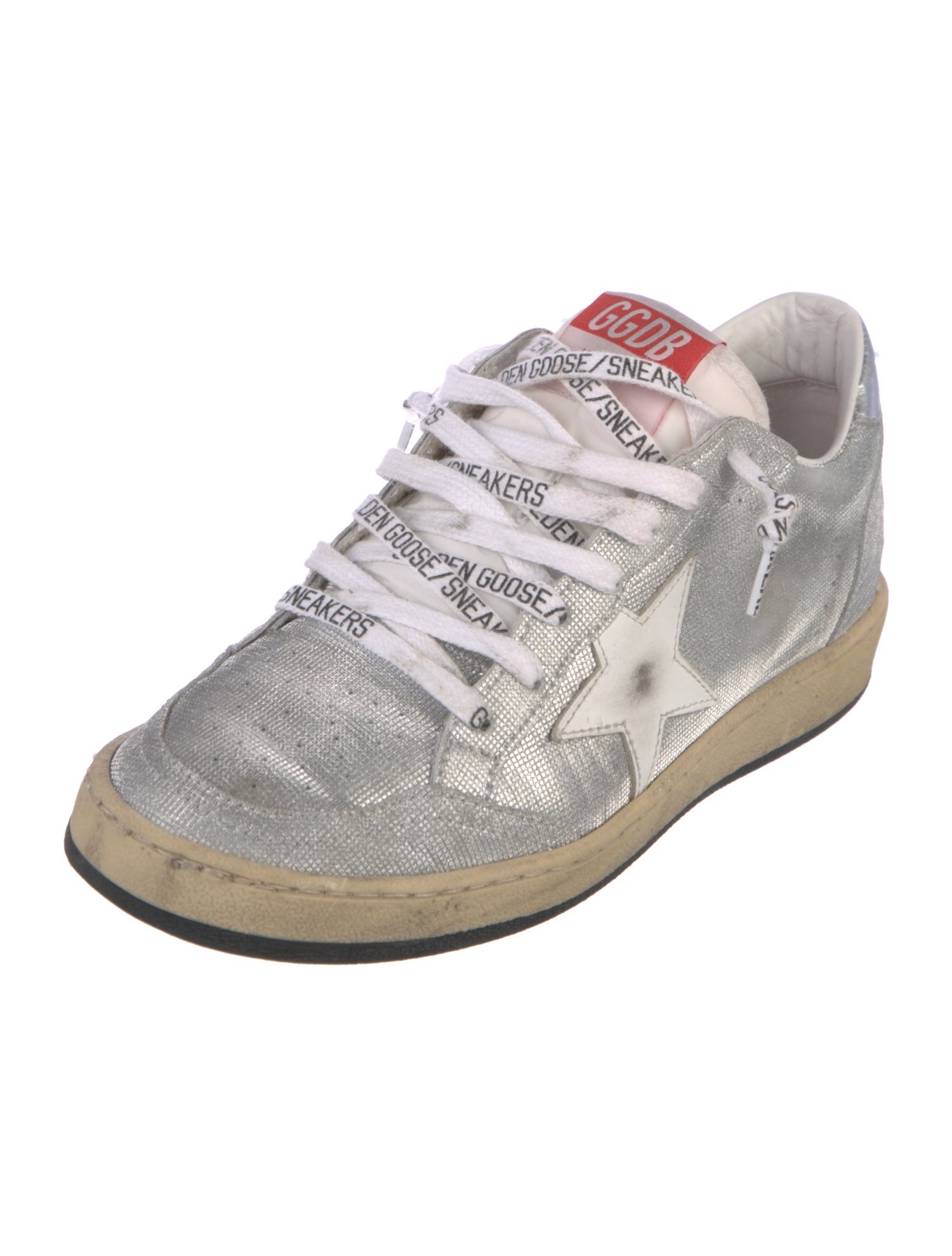 Golden Goose Nylon Distressed Accents Sneakers