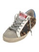 Golden Goose Ponyhair Animal Print Sneakers