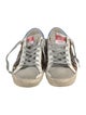 Golden Goose Ponyhair Animal Print Sneakers