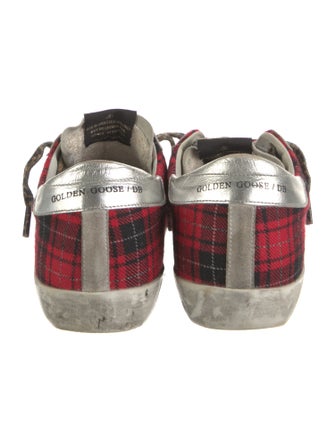 Golden Goose Canvas Printed Sneakers