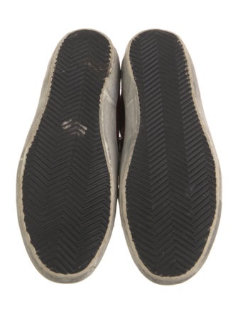 Golden Goose Canvas Printed Sneakers