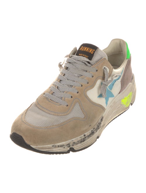 Golden Goose Suede Printed Athletic Sneakers