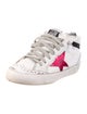 Golden Goose Leather Lasercut Accents Sneakers