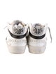 Golden Goose Leather Lasercut Accents Sneakers