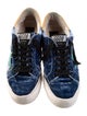 Golden Goose Velvet Printed Sneakers