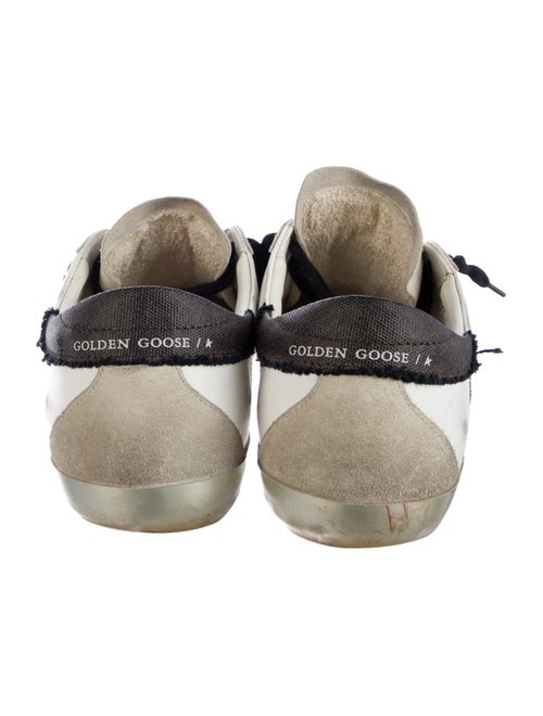 Golden Goose Leather Printed Sneakers