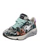 Golden Goose Canvas Printed Athletic Sneakers