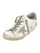 Golden Goose Leather Printed Sneakers