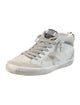 Golden Goose Leather Printed Sneakers