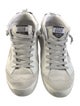 Golden Goose Leather Printed Sneakers