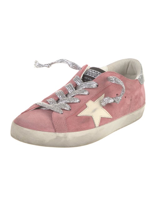 Golden Goose Suede Distressed Accents Sneakers