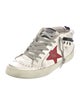 Golden Goose Leather Printed Sneakers