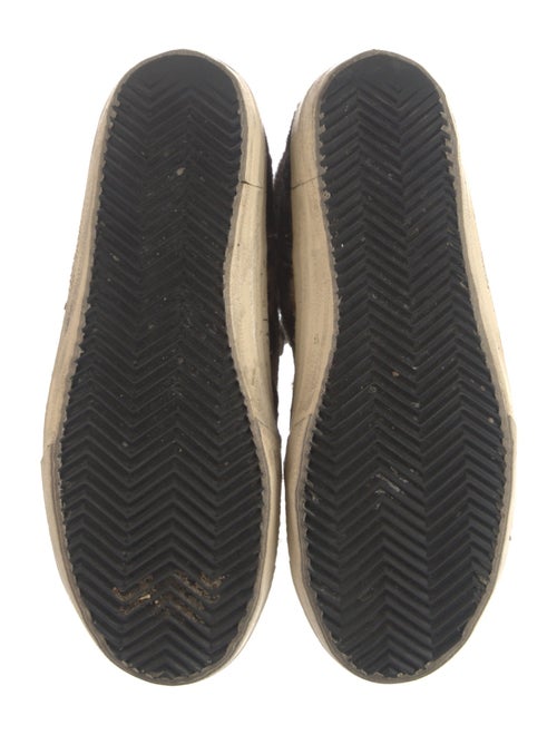 Golden Goose Ponyhair Animal Print Sneakers