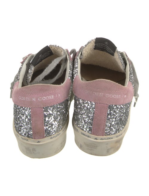 Golden Goose Glitter Colorblock Pattern Sneakers