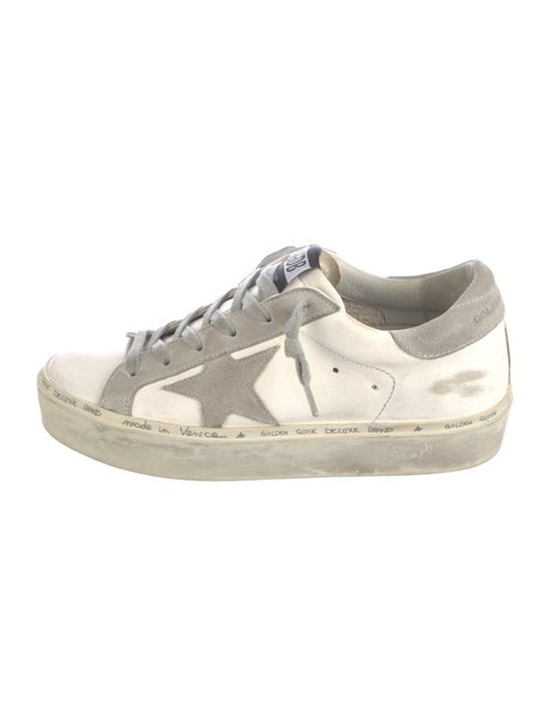 Golden Goose Leather Distressed Accents Sneakers