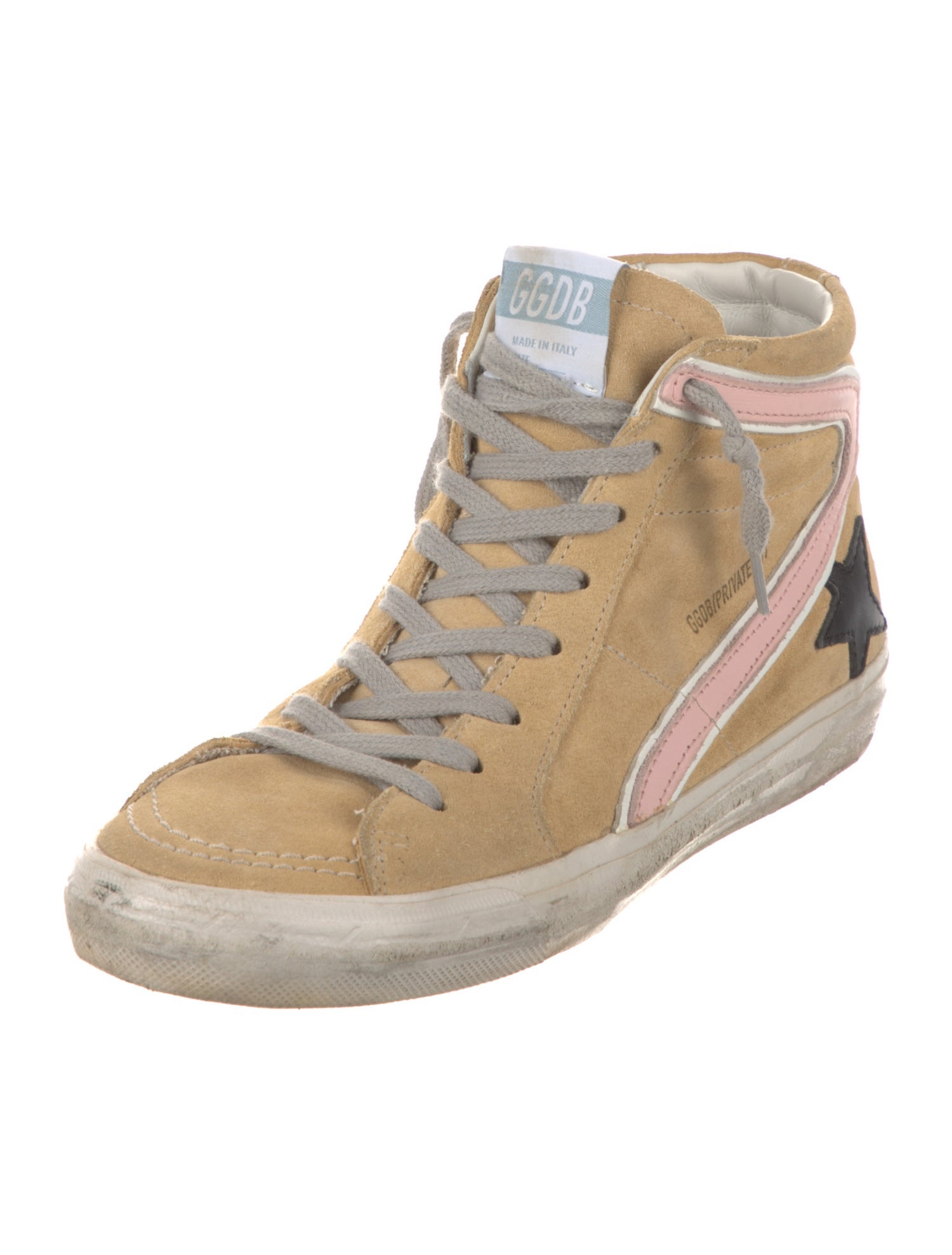 Golden Goose Suede Printed Sneakers