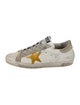 Golden Goose Leather Graphic Print Sneakers