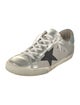 Golden Goose Leather Printed Sneakers