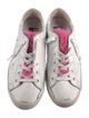 Golden Goose Leather Distressed Accents Sneakers