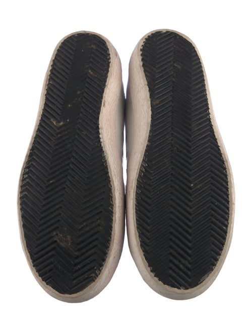 Golden Goose Leather Distressed Accents Sneakers