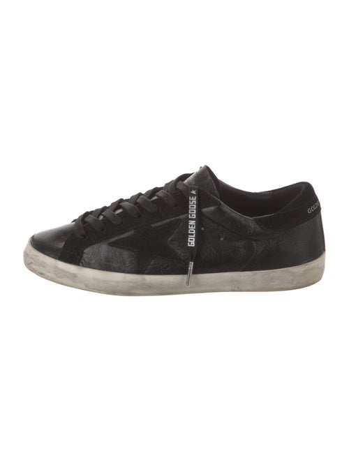 Golden Goose Leather Distressed Accents Sneakers