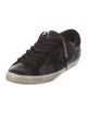 Golden Goose Leather Distressed Accents Sneakers