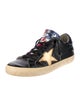 Golden Goose Leather Printed Sneakers