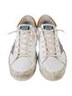 Golden Goose Leather Printed Sneakers