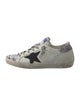Golden Goose Leather Printed Sneakers