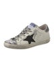 Golden Goose Leather Printed Sneakers