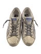 Golden Goose Leather Printed Sneakers