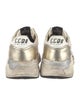 Golden Goose Leather Printed Athletic Sneakers