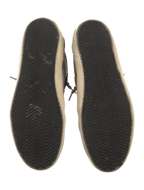 Golden Goose Suede Printed Wedge Sneakers