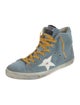 Golden Goose Suede Distressed Accents Sneakers