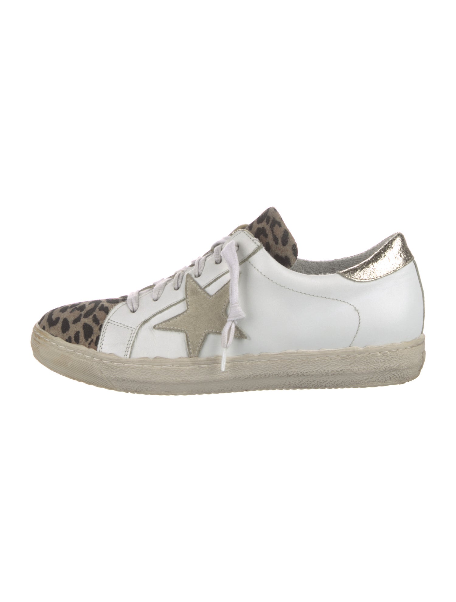 275 Central Leather Animal Print Sneakers
