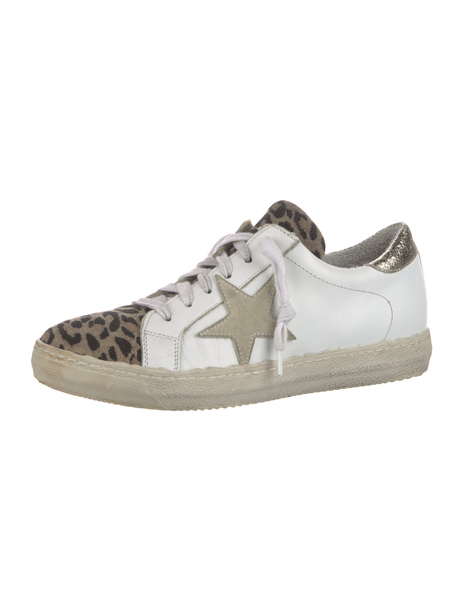 275 Central Leather Animal Print Sneakers