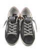 Golden Goose Leather Printed Sneakers