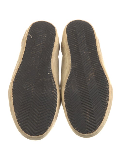 Golden Goose Leather Colorblock Pattern Sneakers