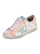 Golden Goose Leather Printed Sneakers