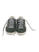 Golden Goose Suede Glitter Accents Sneakers