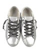 Golden Goose Leather Distressed Accents Sneakers