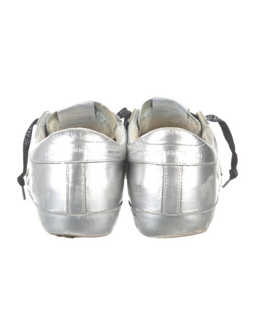 Golden Goose Leather Distressed Accents Sneakers