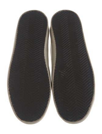 Golden Goose Leather Animal Print Sneakers